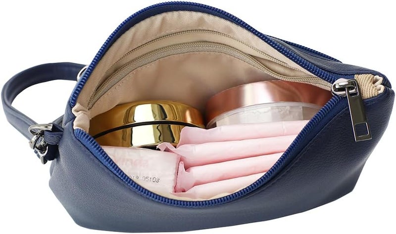 BBORGDC Small Wristlet Wallets for Women, Zip Clutch Bag with Wristlet Pouch, 3-Zipper Original Design - Image 4